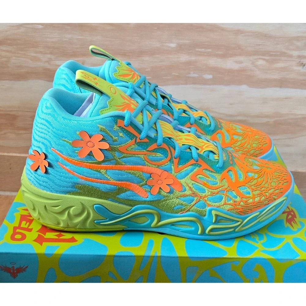 Puma MB.04 Scooby-Doo Mens Basketball Shoes Aquatic Lime 310776-01 Size 12